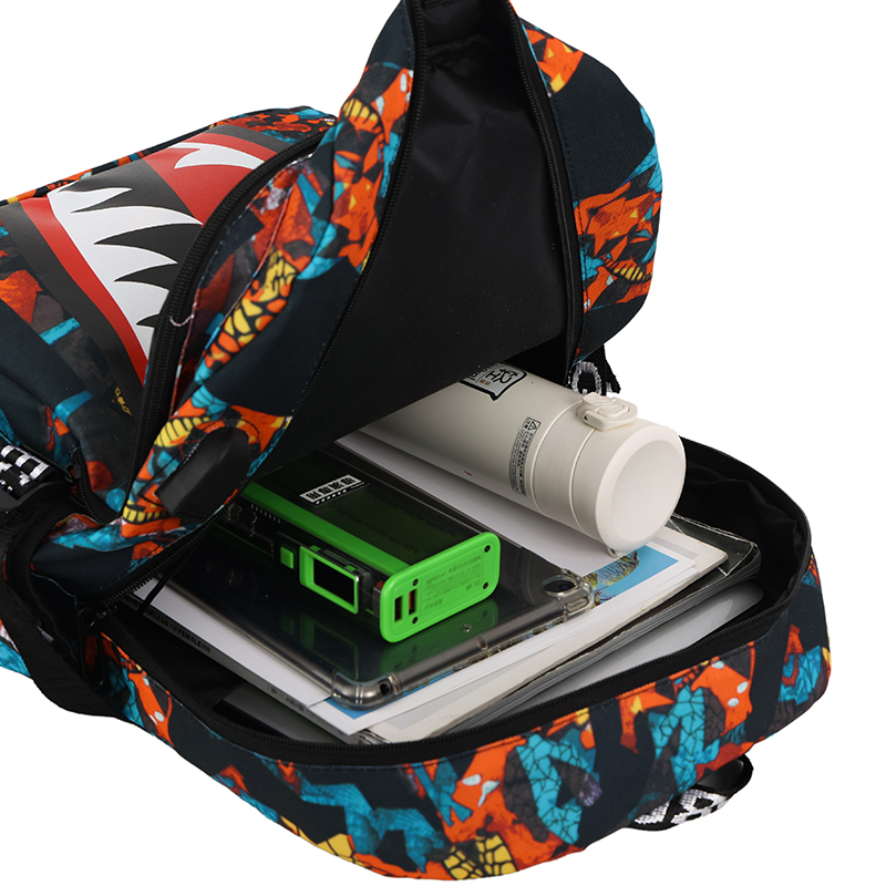 multi compartment backpack
