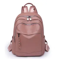 pu leather backpack