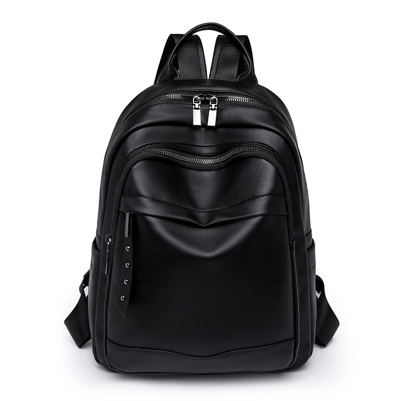 pu leather backpack