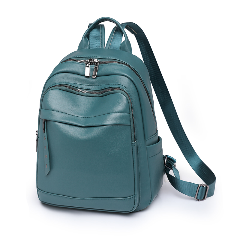 pu leather backpack