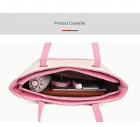 pu leather handbag set