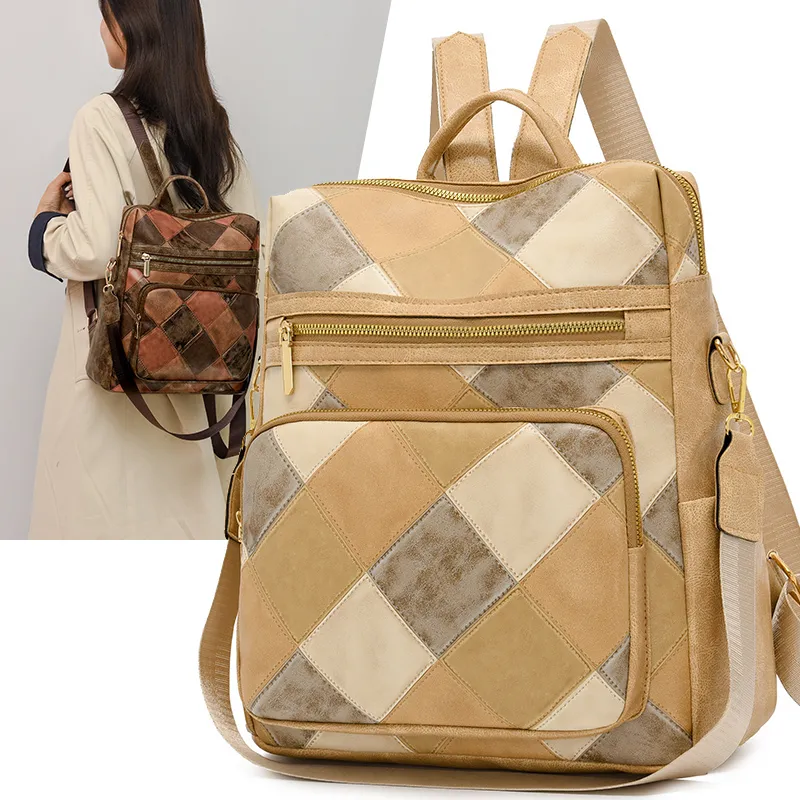 women pu backpack