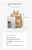 women pu backpack