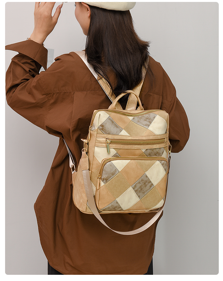 women pu backpack