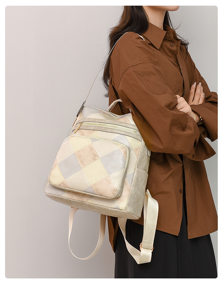 women pu backpack