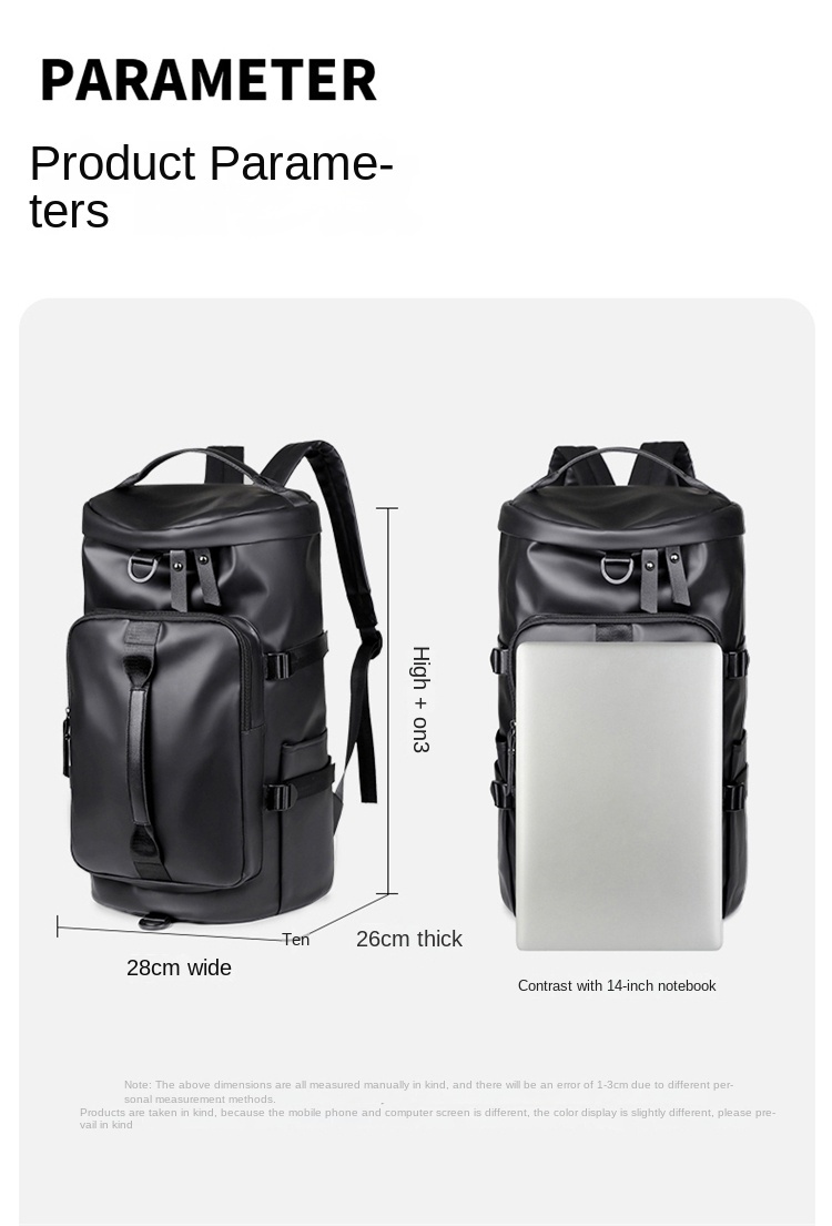 pu leather travel bag