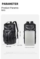 pu leather travel bag