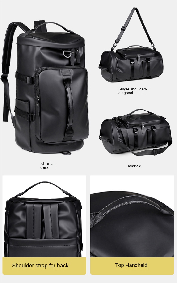 pu leather travel bag