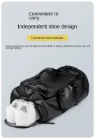pu leather travel bag