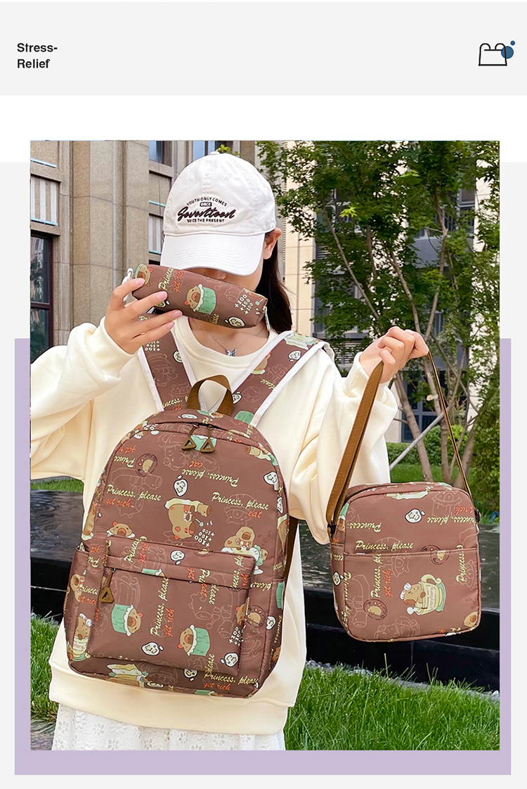 3 piece school bag set