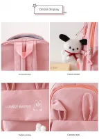 4 piece student backpack set