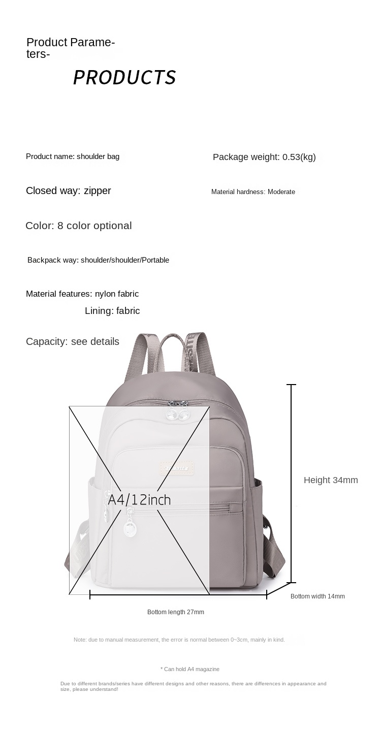 women’s backpack