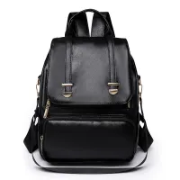 leather style backpack