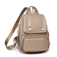leather style backpack