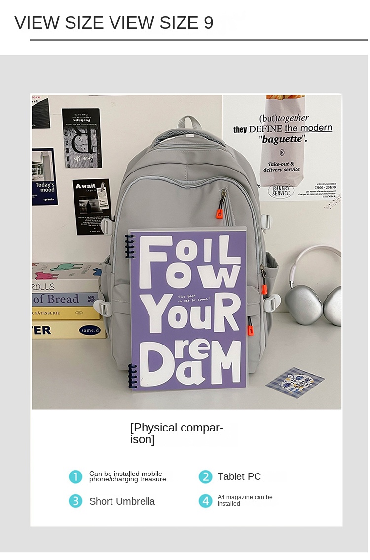 school backpack lightweight