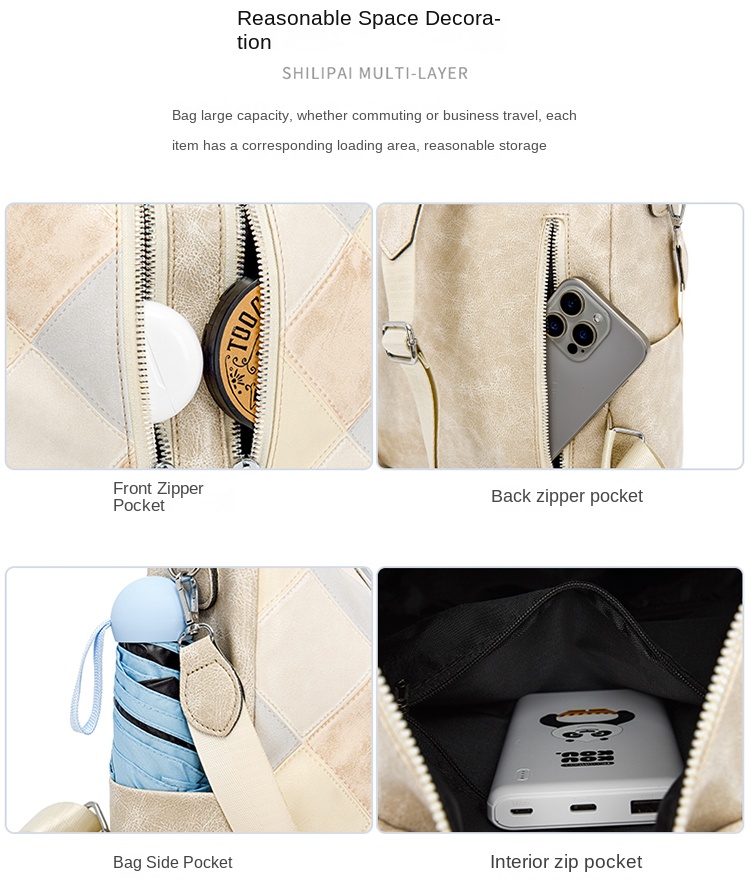 women’s PU backpack