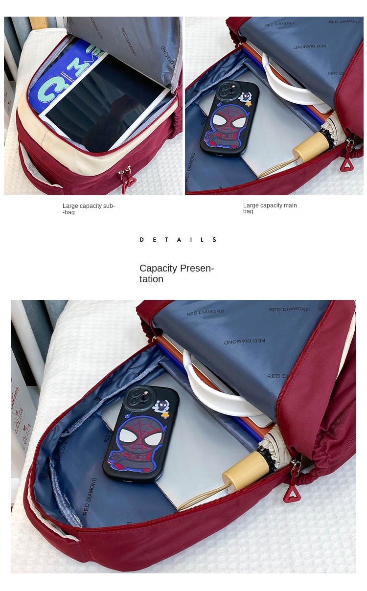 trendy student backpack